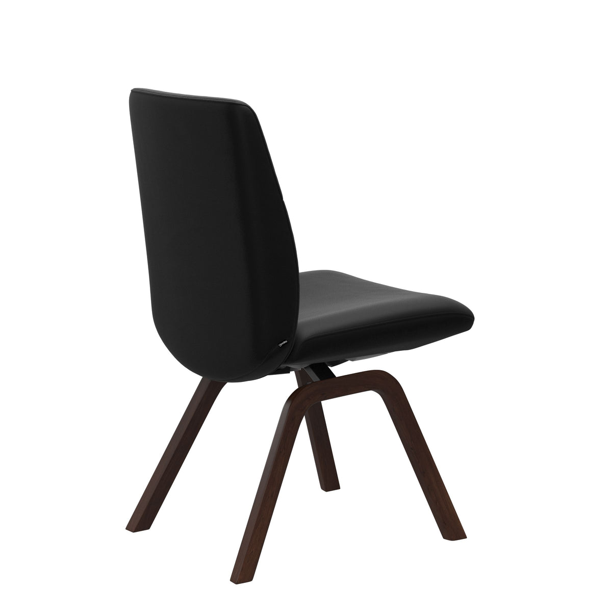 Mint Low Back Dining Chair - Paloma Black - Brown - Armless