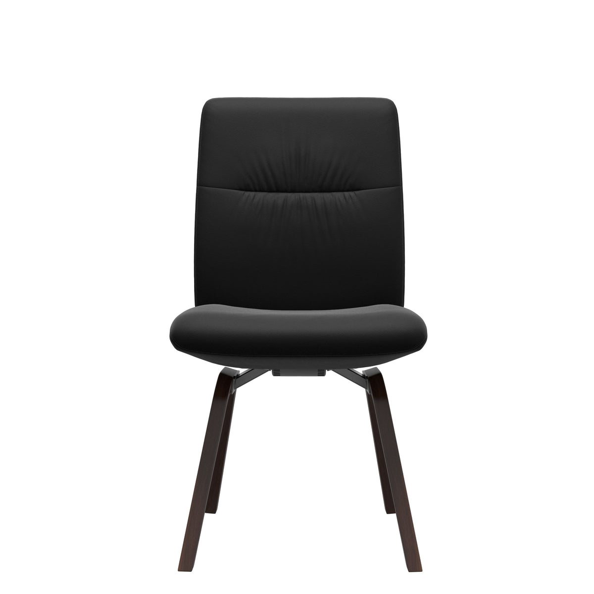 Mint Low Back Dining Chair - Paloma Black - Brown - Armless