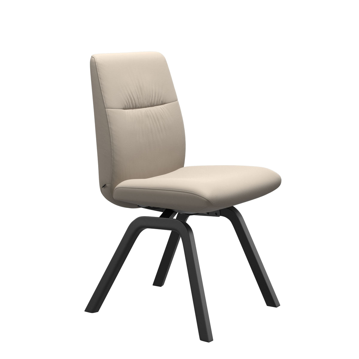Mint Low Back Dining Chair - Paloma Fog - Black - Armless
