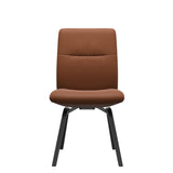 Mint Low Back Dining Chair - Paloma New Cognac - Black - Armless
