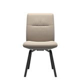 Mint Low Back Dining Chair - Paloma Mushroom - Black - Armless