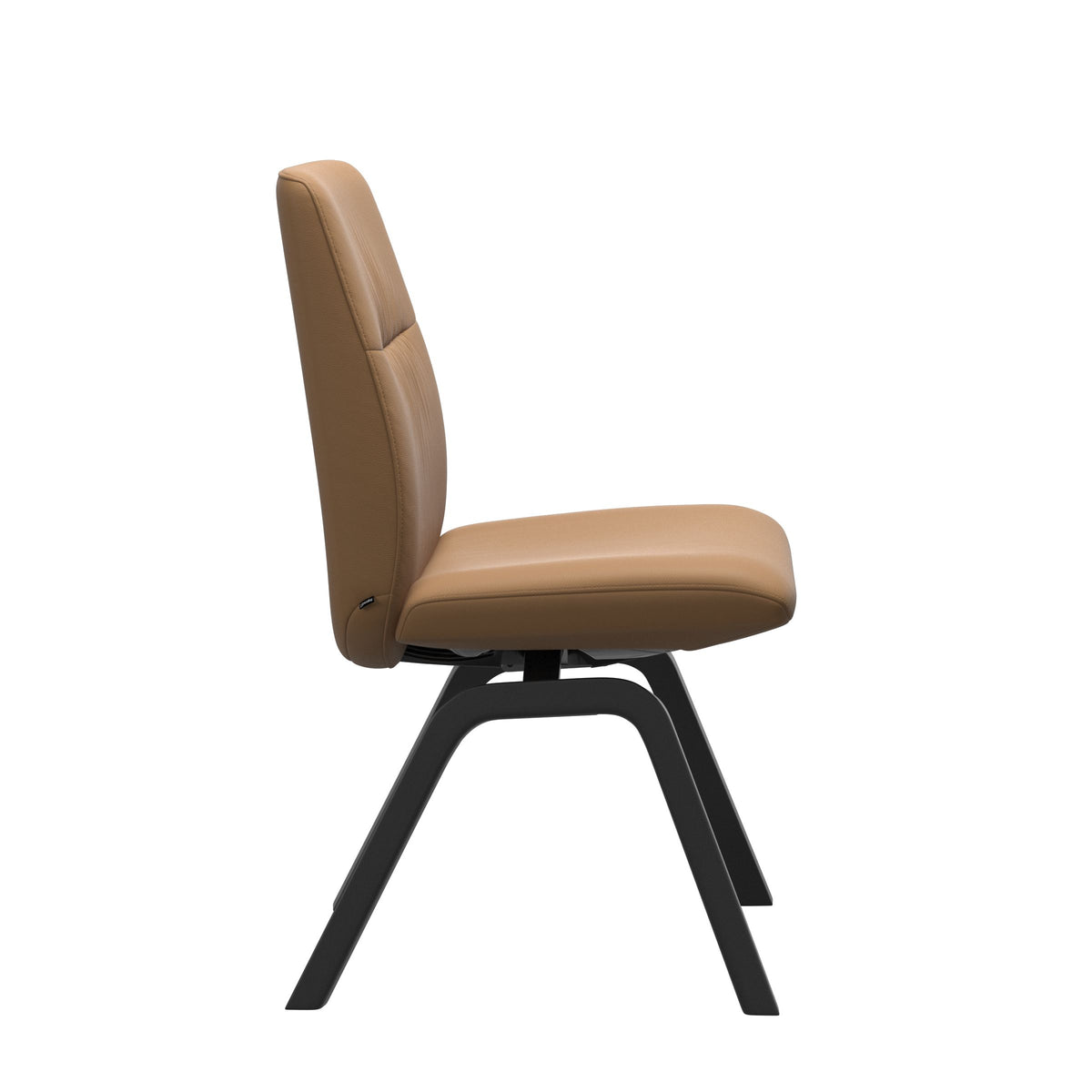 Mint Low Back Dining Chair - Paloma Taupe - Black - Armless