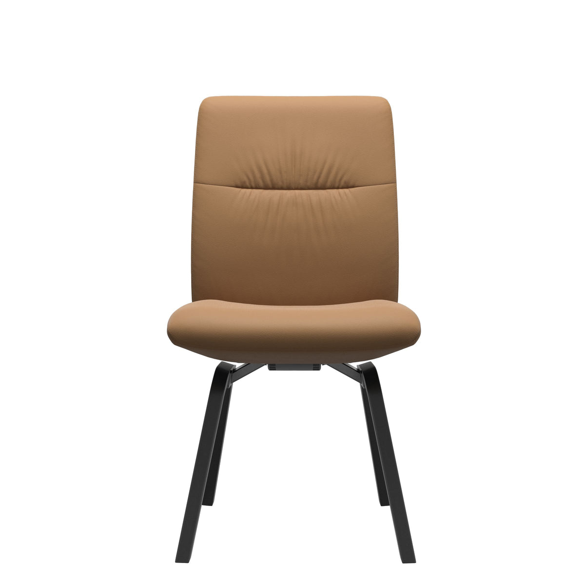 Mint Low Back Dining Chair - Paloma Taupe - Black - Armless