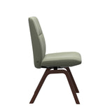 Mint Low Back Dining Chair - Paloma Shadow Green - Walnut - Armless