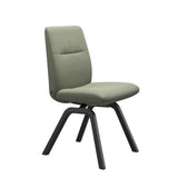 Mint Low Back Dining Chair - Paloma Shadow Green - Black - Armless
