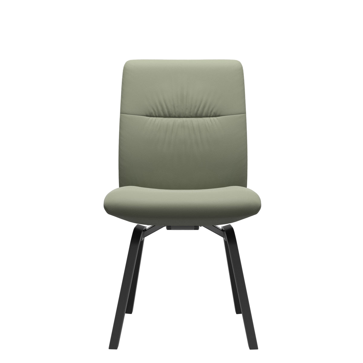 Mint Low Back Dining Chair - Paloma Shadow Green - Black - Armless