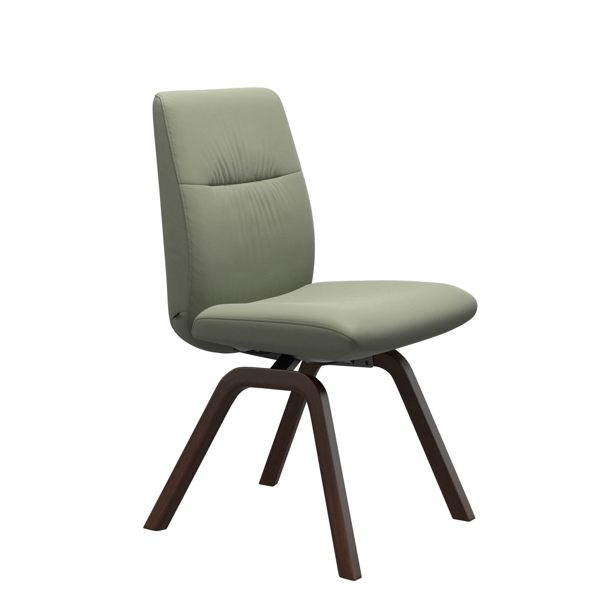 Mint Low Back Dining Chair - Paloma Shadow Green - Brown - Armless