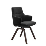 Mint Low Back Dining Chair - Paloma Black - Brown - Armchair