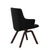 Mint Low Back Dining Chair - Paloma Black - Brown - Armchair