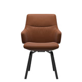 Mint Low Back Dining Chair - Paloma New Cognac - Black - Armchair