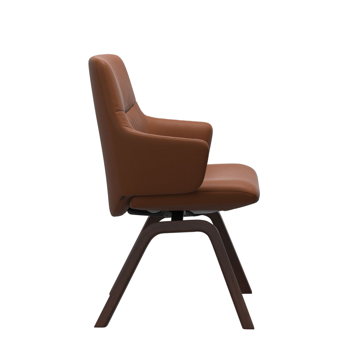 Mint Low Back Dining Chair - Paloma New Cognac - Brown - Armchair