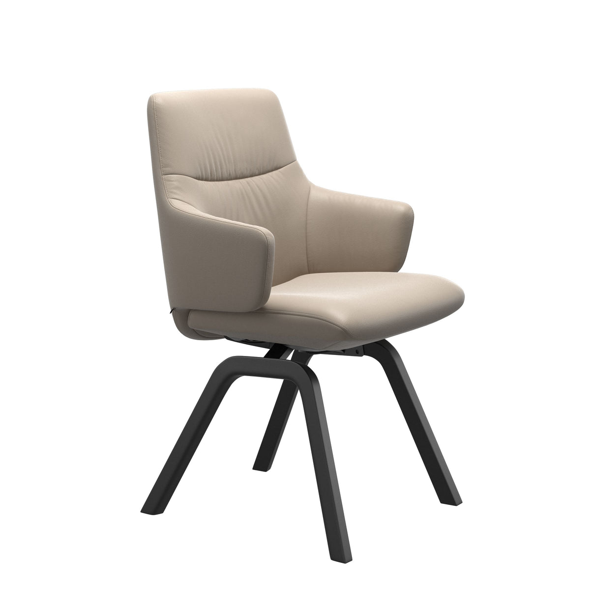 Mint Low Back Dining Chair - Paloma Mushroom - Black - Armchair
