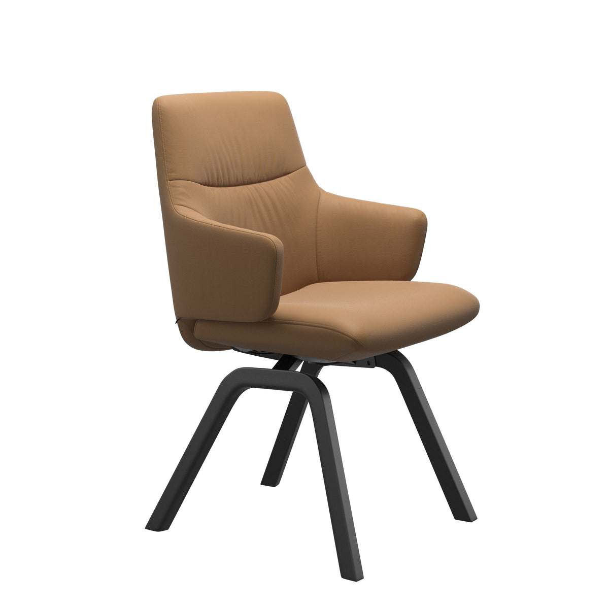 Mint Low Back Dining Chair - Paloma Taupe - Black - Armchair