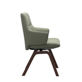 Mint Low Back Dining Chair - Paloma Shadow Green - Walnut - Armchair