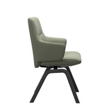 Mint Low Back Dining Chair - Paloma Shadow Green - Black - Armchair