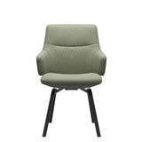 Mint Low Back Dining Chair - Paloma Shadow Green - Black - Armchair