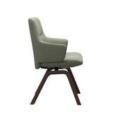 Mint Low Back Dining Chair - Paloma Shadow Green - Brown - Armchair