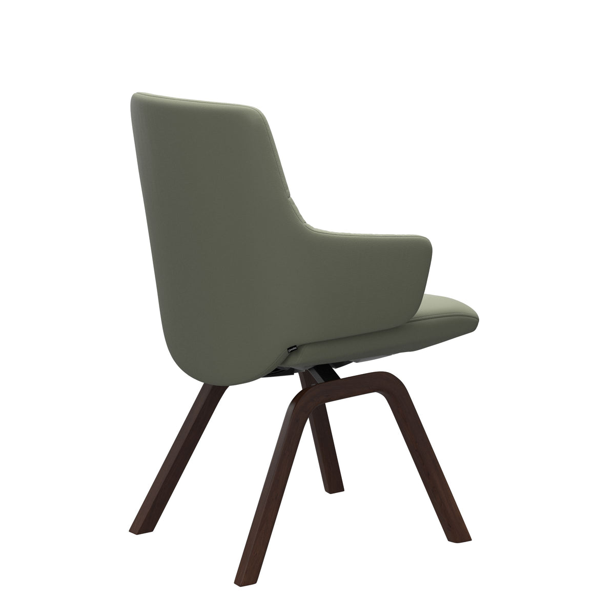 Mint Low Back Dining Chair - Paloma Shadow Green - Brown - Armchair
