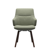 Mint Low Back Dining Chair - Paloma Shadow Green - Brown - Armchair