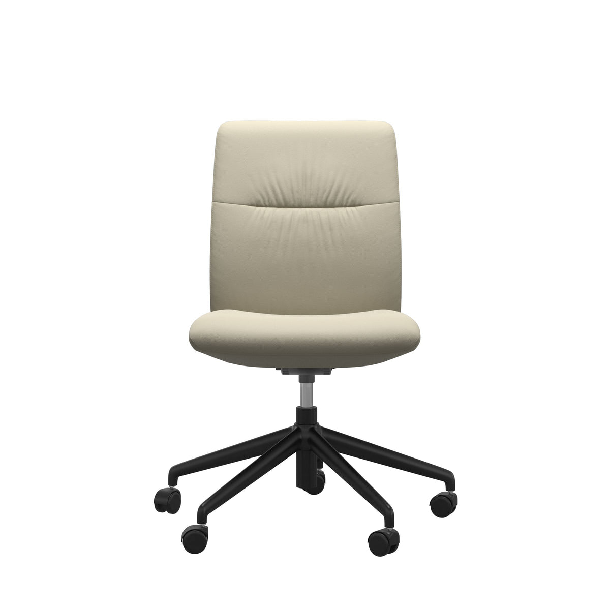 Mint Home Office - Paloma Light Grey - Low Back - Armless
