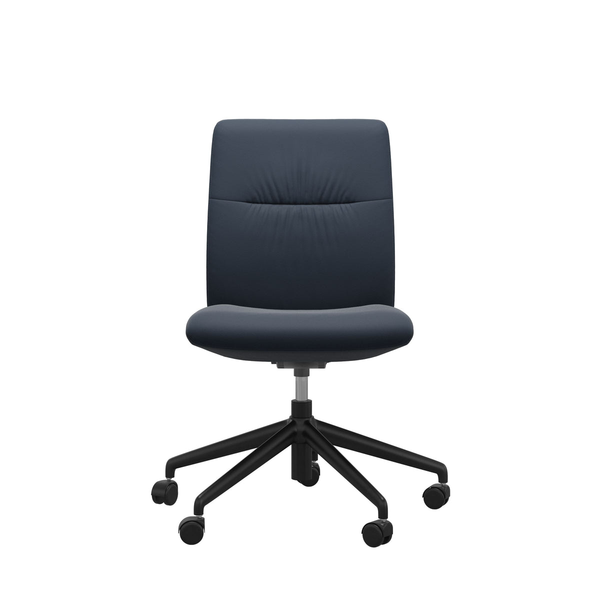 Mint Home Office - Paloma Oxford Blue - Low Back - Armless