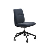 Mint Home Office - Paloma Oxford Blue - Low Back - Armless