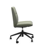 Mint Home Office - Paloma Shadow Green - Low Back - Armless