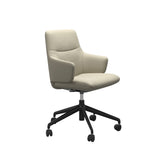 Mint Home Office - Paloma Light Grey - Low Back - Armchair