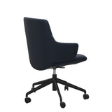 Mint Home Office - Paloma Oxford Blue - Low Back - Armchair