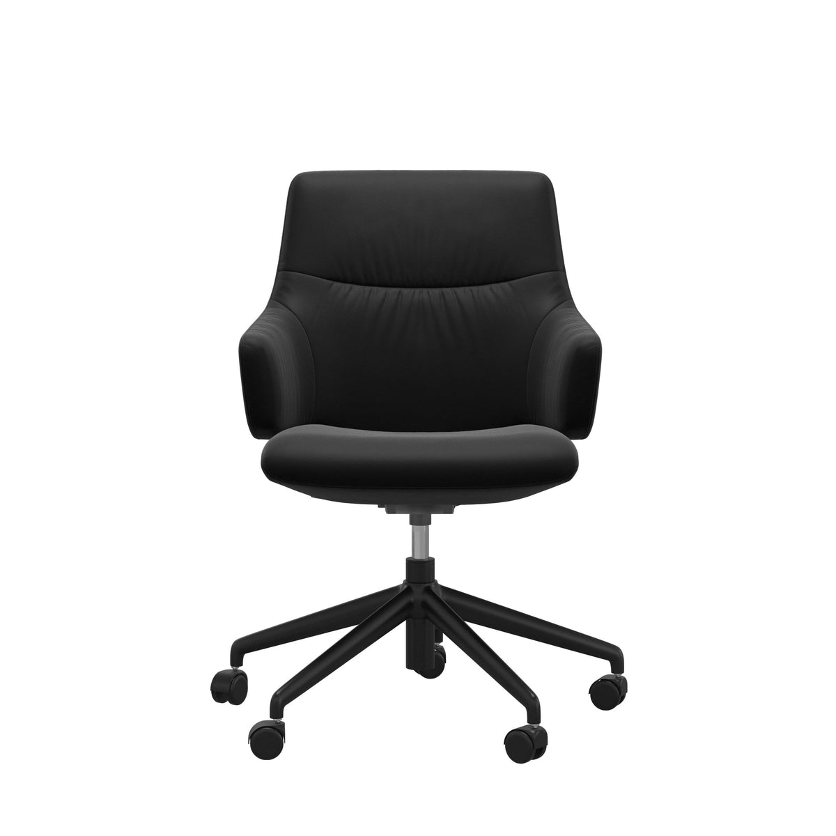 Mint Home Office - Paloma Black - Low Back - Armchair
