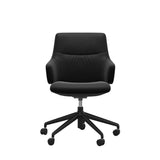 Mint Home Office - Paloma Black - Low Back - Armchair