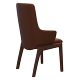 Mint High Back Dining Chair - Paloma Copper - Walnut Wood - D100 Armchair