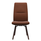 Mint High Back Dining Chair - Paloma Copper - Walnut Wood - Armless