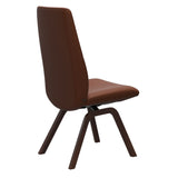 Mint High Back Dining Chair - Paloma Copper - Brown Wood - Armless