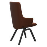 Mint High Back Dining Chair - Paloma Copper - Black Wood - Armchair