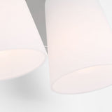 Miles Two Light Bath — Etched white glass
