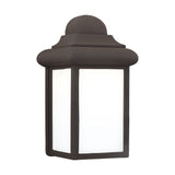 Mullberry Hill One Light Outdoor Wall Lantern — Smooth White