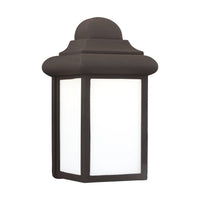 Mullberry Hill One Light Outdoor Wall Lantern — Smooth White