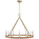 Darlana Large Wrapped Ring Chandelier