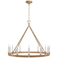 Darlana Large Wrapped Ring Chandelier