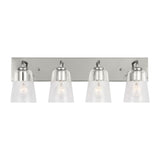 Miles Four Light Bath — Clear