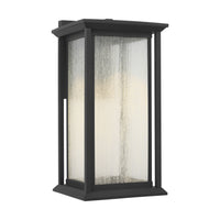 Audley 15" LED Lantern — Distressed Seeded