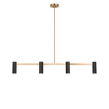 Zentro Four Light Linear Chandelier