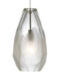 Briolette One Light Pendant — Frost, Transitional, 120V