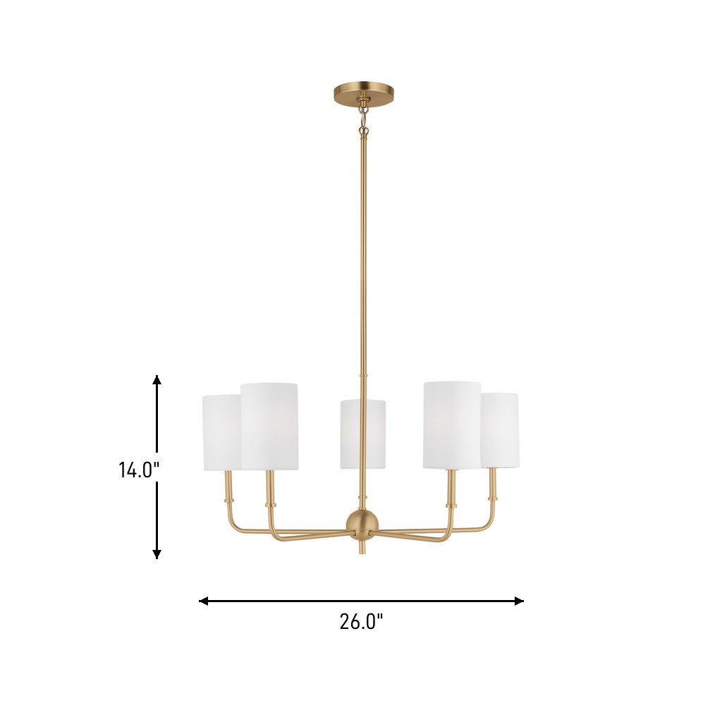 Foxdale Five Light Chandelier
