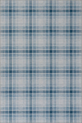 Andri Modern Plaid Machine Washable Rug