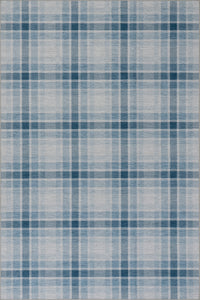 Andri Modern Plaid Machine Washable Rug