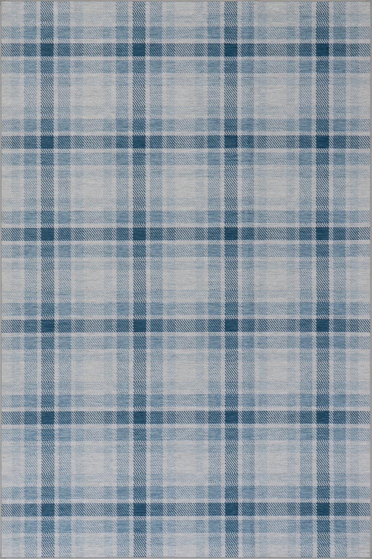 Andri Modern Plaid Machine Washable Rug