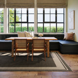 Nate Berkus Canon Bordered Wool Cozy Area Rug