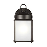New Castle Small Outdoor Wall Lantern — Satin Etched